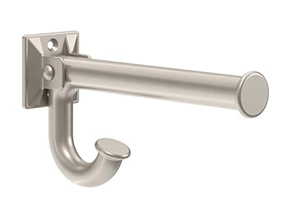 Franklin Brass Extend-a-Hook Square (1-Pack) Nickel