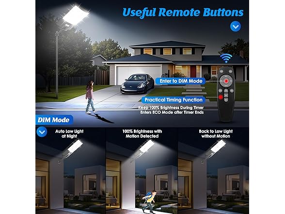 Brightever Solar Street Light Outdoor Waterproof