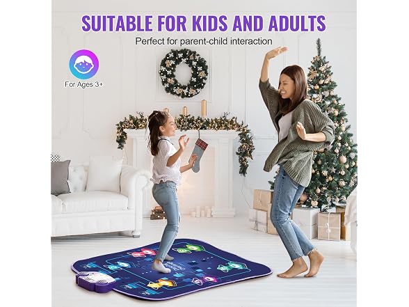 Dance Mat, 8-Button Dance Mixer Rhythm Step Play