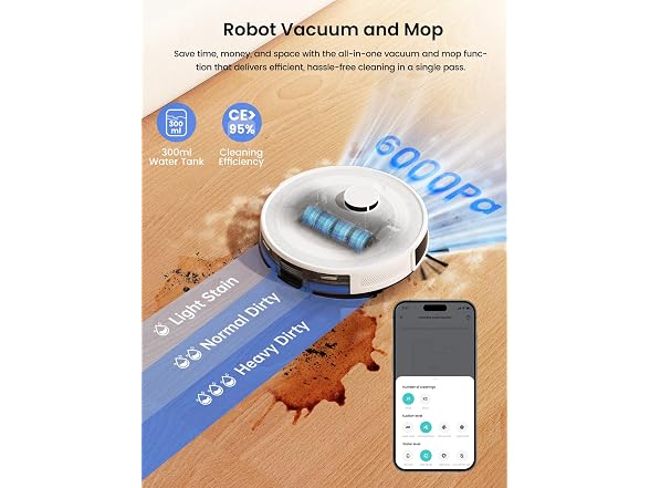Lefant Robot Vacuum and Mop Combo