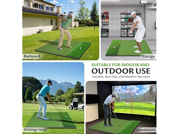 Bltend Dual-Turf Golf Mat