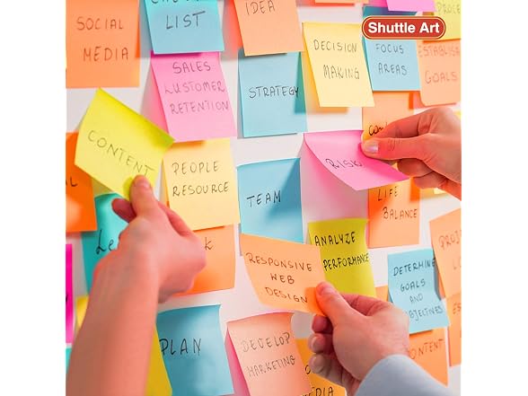 Shuttle Art Sticky Notes 60-Pad 6000ct