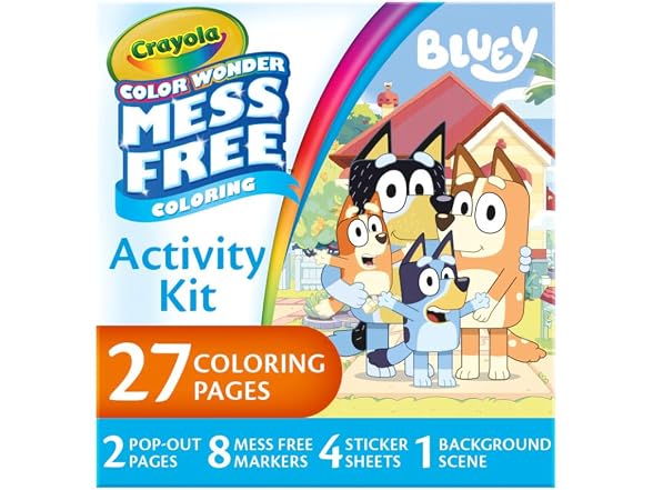 Crayola Color Wonder Bluey Activity Kit