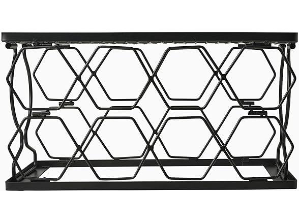 Mikasa 8-Bottle Wine Rack Black