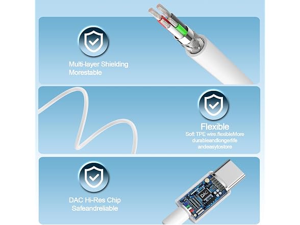 SKLNXAZ USB-C Headphones iPhone 17/16/15 Pro Max