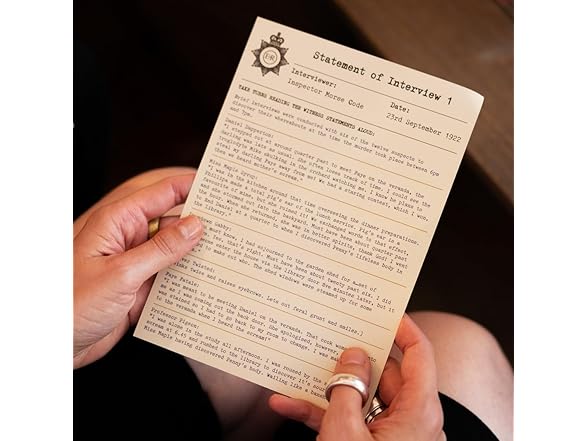 Talking Tables Reusable Murder Mystery Game