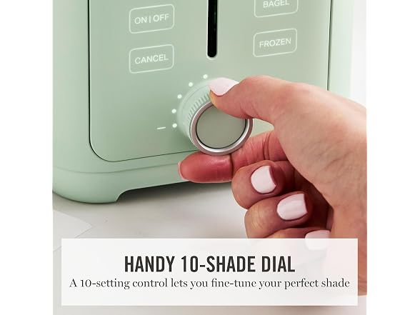 Martha Stewart 2-Slice Toaster Honeydew
