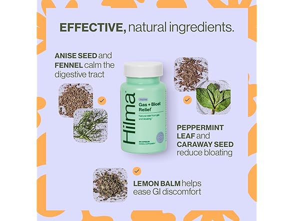 Hilma Natural Gas and Bloating Relief fo