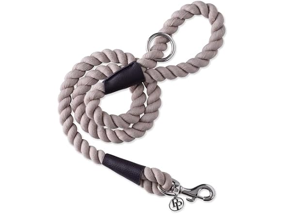 Pet Passion Rowan Dog Training Leash, 4 ft, Chocolate Espresso
