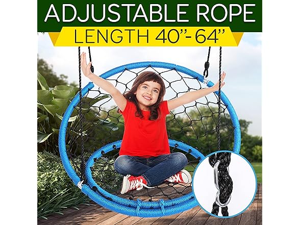 SereneLife Web Chair Swing, 35.5" Inch