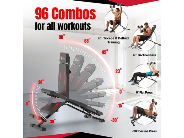 Fitness Reality Adjustable Weight Bench