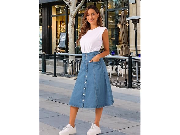 Allegra K Women (XL) Womens' Western Midi Skirt