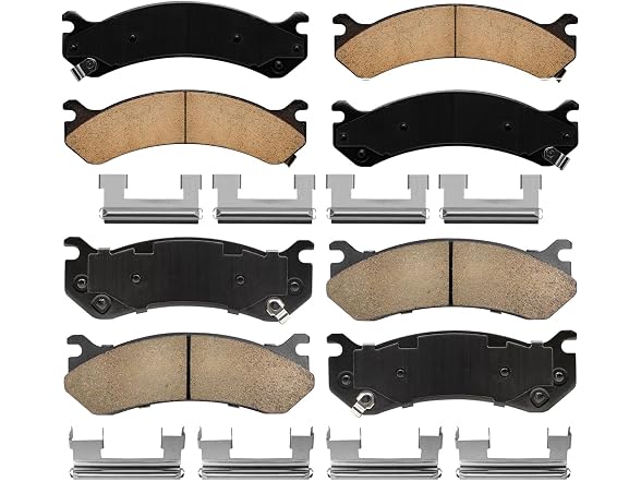 Detroit Axle - 4pc Brake Pads for 1999-200