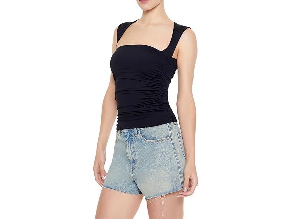 Forever 21 (L) Ruched Sleeveless Top