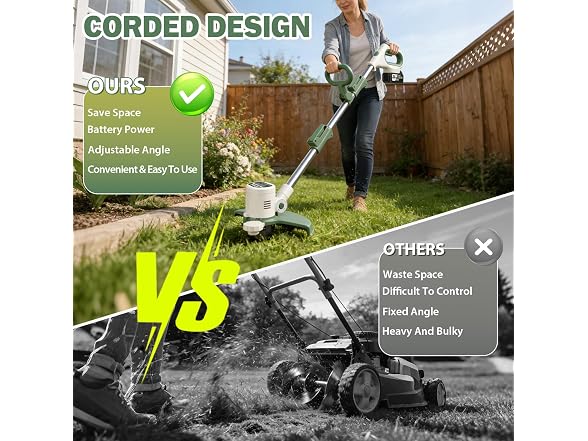 Boltarc 21V Cordless Weed Wacker Eater