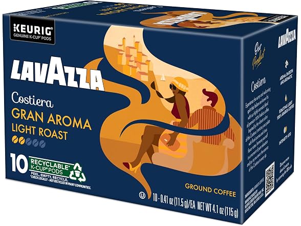 60Ct Lavazza Costiera Gran Aroma, Single-Serve K-Cups