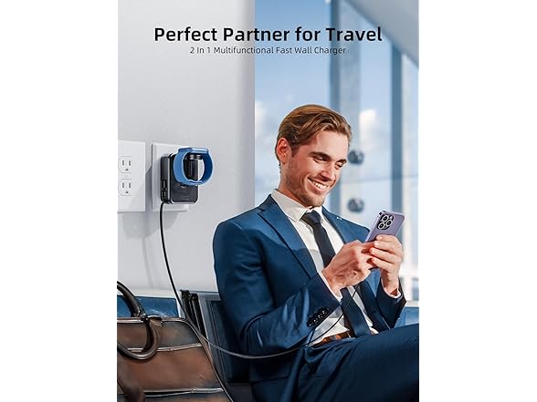 AFLYDOG 2 in 1 Wall Charger