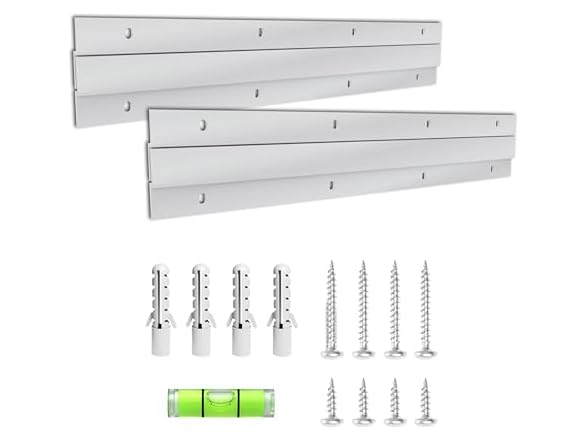 French Cleat 12" 2Pairs 100lb Mirror