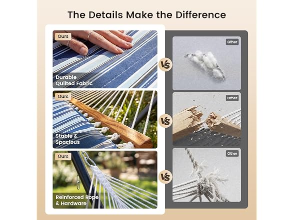 Everyfun Cotton Rope Hammock