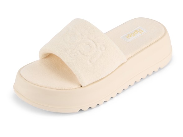 Floopi Womens Terry Wedge Slide