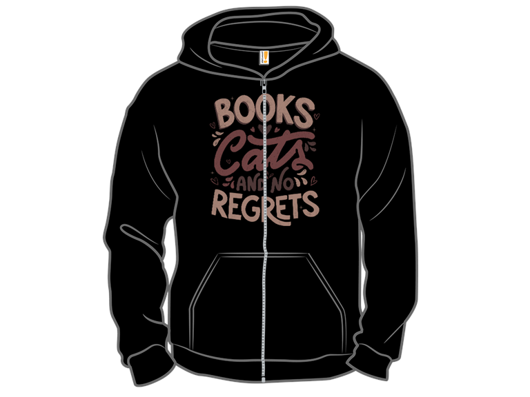 Books Cats  No Regrets