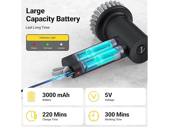 StarVal Electric Handheld Spin Scrubber