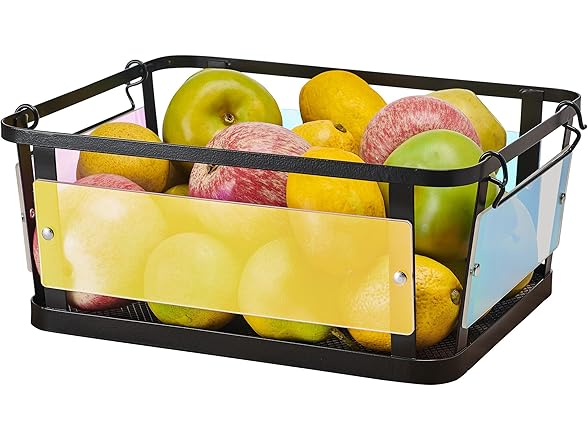 Gourmet Basics by Mikasa Ava Metal Stacking Basket Bin