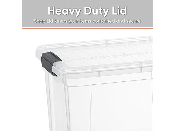 Superio Storage Bins with Lids- 12 Pack