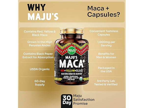 Maju Maca Root Complex 120ct
