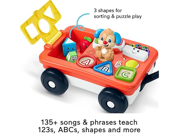 Fisher-Price Toy Pull & Play Learning Wagon
