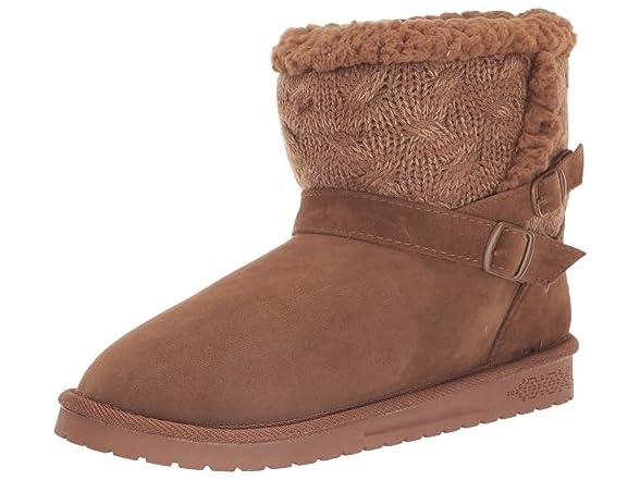 MUK LUKS Women's Alyx Snow Boot, Walnut 9