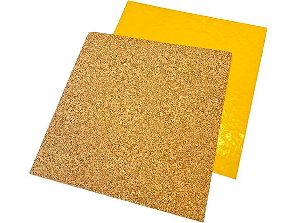 12"x12" Natural Cork Tiles 4 Pack
