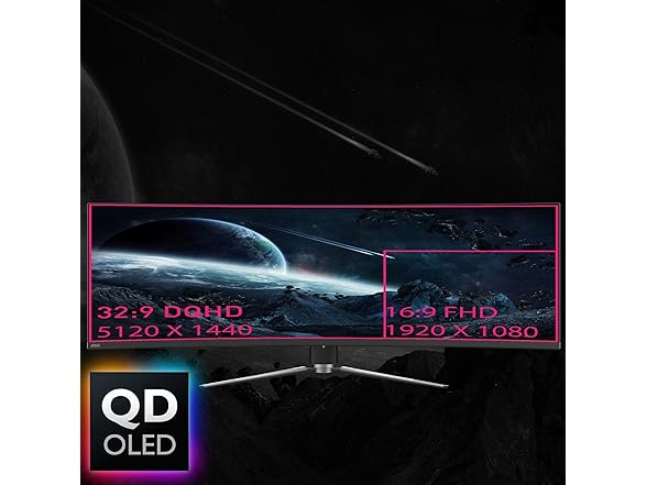 MSI 49" QD-OLED Curved Monitor | 491CQP QD-OLED