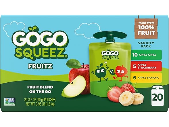 GoGo squeeZ Applesauce and Fruit Variety Pack