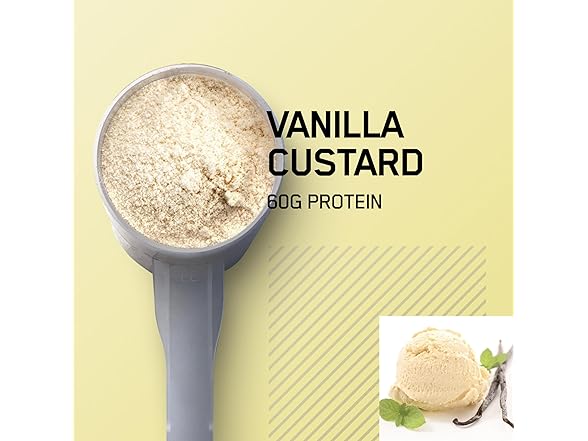 Optimum Nutrition Gold Standard Pro Gainer Protein Powder, Vanilla Custard