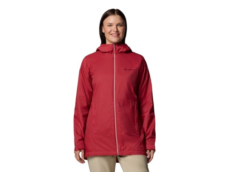 Columbia Womens Switchback II Lined Long Rain Jacket