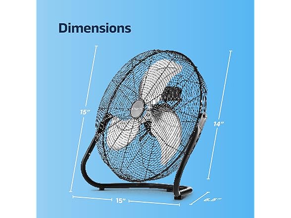 NEXAIR 12-Inch High-Velocity Floor Fan