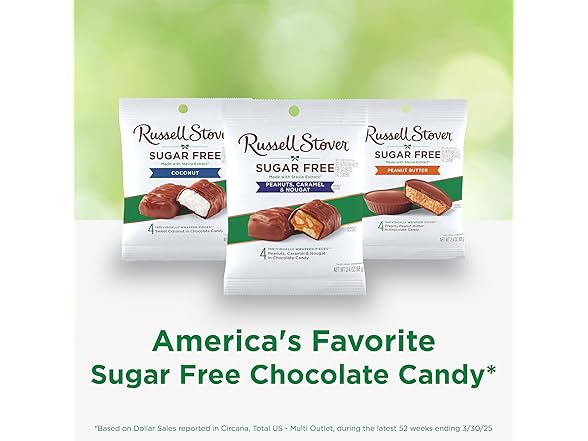 Russell Stover SF Peanut Caramel Nougat