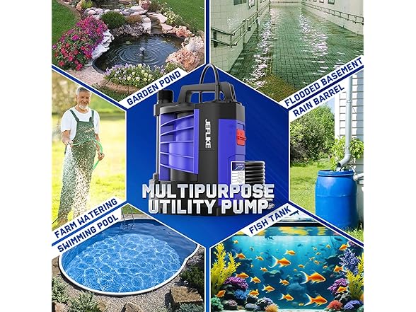 JEFLIKE Automatic Submersible Water Pump