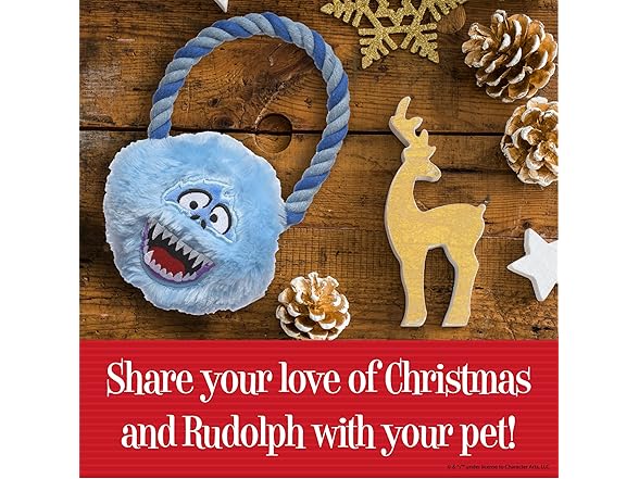 Rudolph The Red Nose Reindeer Rope Toy