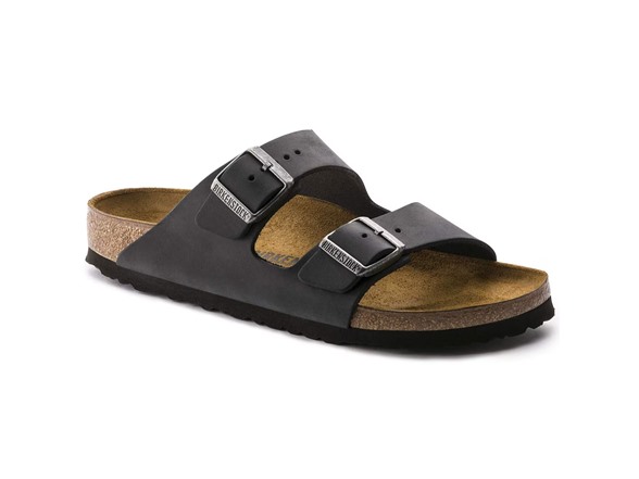 Birkenstock Unisex Arizona Oiled Leather Black