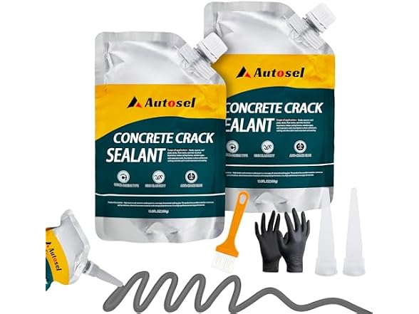 Autosel Concrete Crack Filler 2Pcs