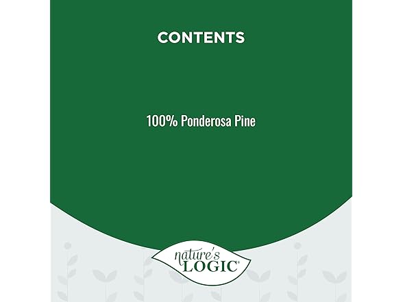 NATURE'S LOGIC 100% Natural Pine Pellet Litter