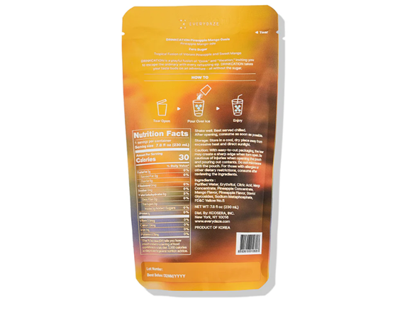 (30ct) EVERYDAZE Drinkcation Zero Sugar Variety Pack