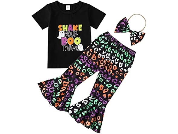 Toddler Girl Halloween Outfit Set
