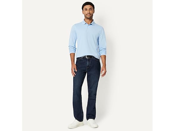 Amazon Essentials Men Slim Long Sleeve Quick Shirt