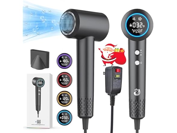 KARFUN 1500W Plasma Hair Dryer