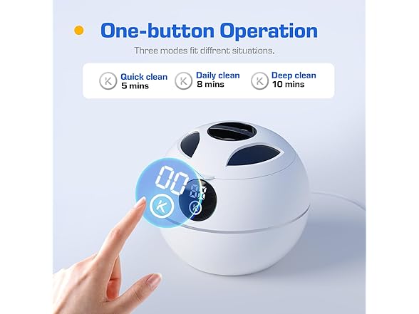 Ultrasonic Retainer & Denture Cleaner