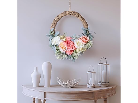 National Tree Company 20" Artificial Spring Hoop Wreath