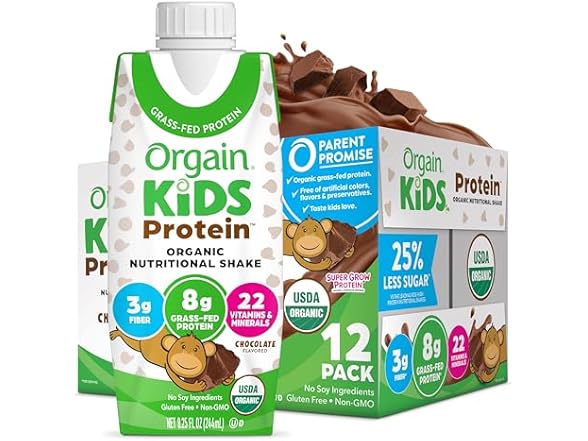 Orgain Orgain Kids Protein Shake 12pk